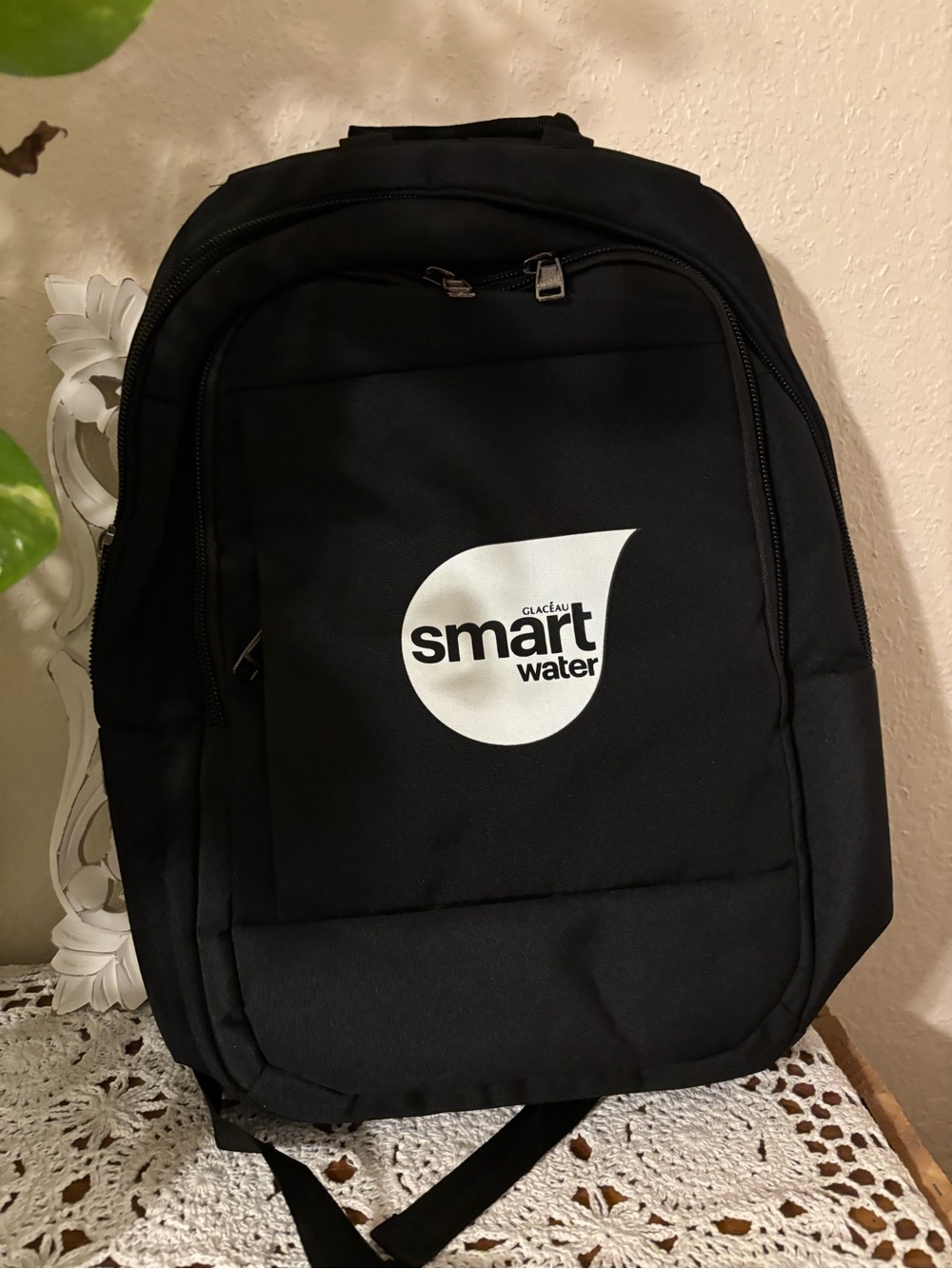 Smartwater Black Logo Backpack
Brand New with bag.
